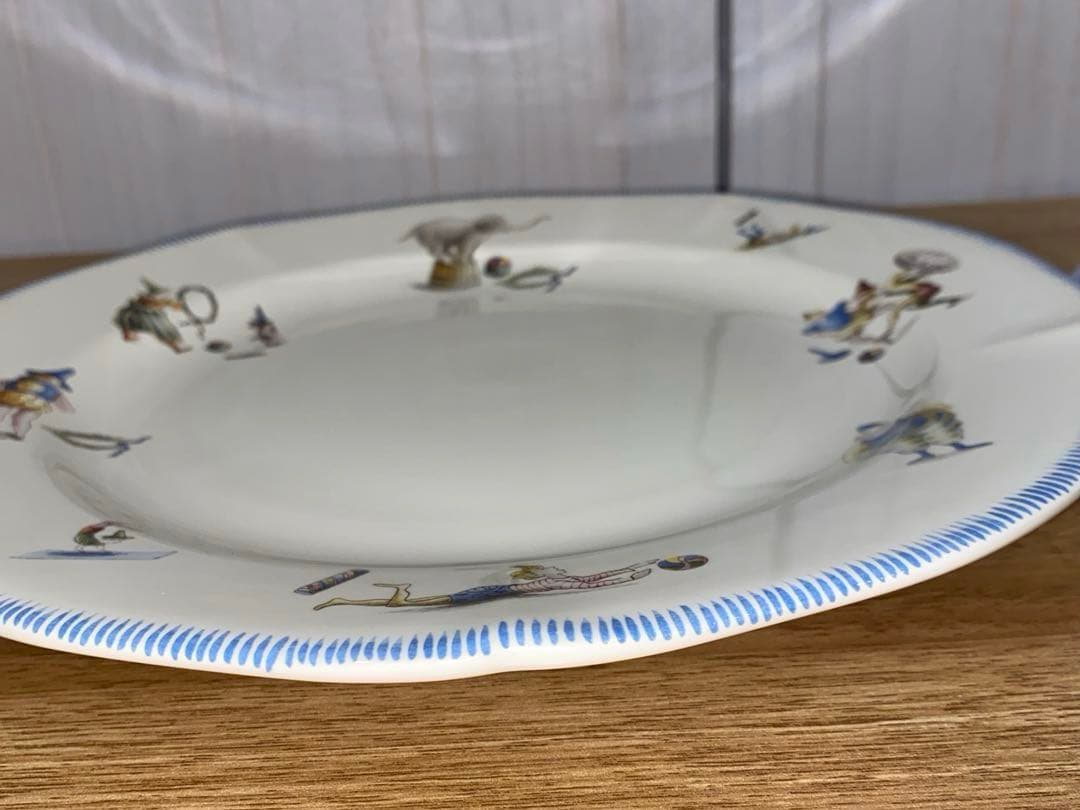 ジアン サーカスプレート。フランス高級食器 。Gienレトロ食器 - メルカリ