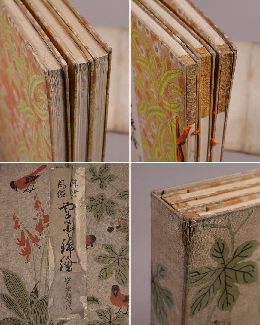 【４】手摺木版画 大正 浮世風俗やまと錦絵 橋口五葉 60図3冊揃【CM421】