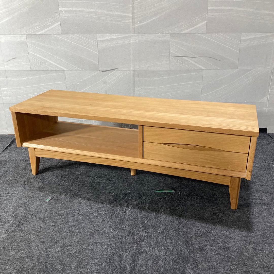 unico テレビ台 テレビボード シグネ 幅約119cm オーク材 d4848