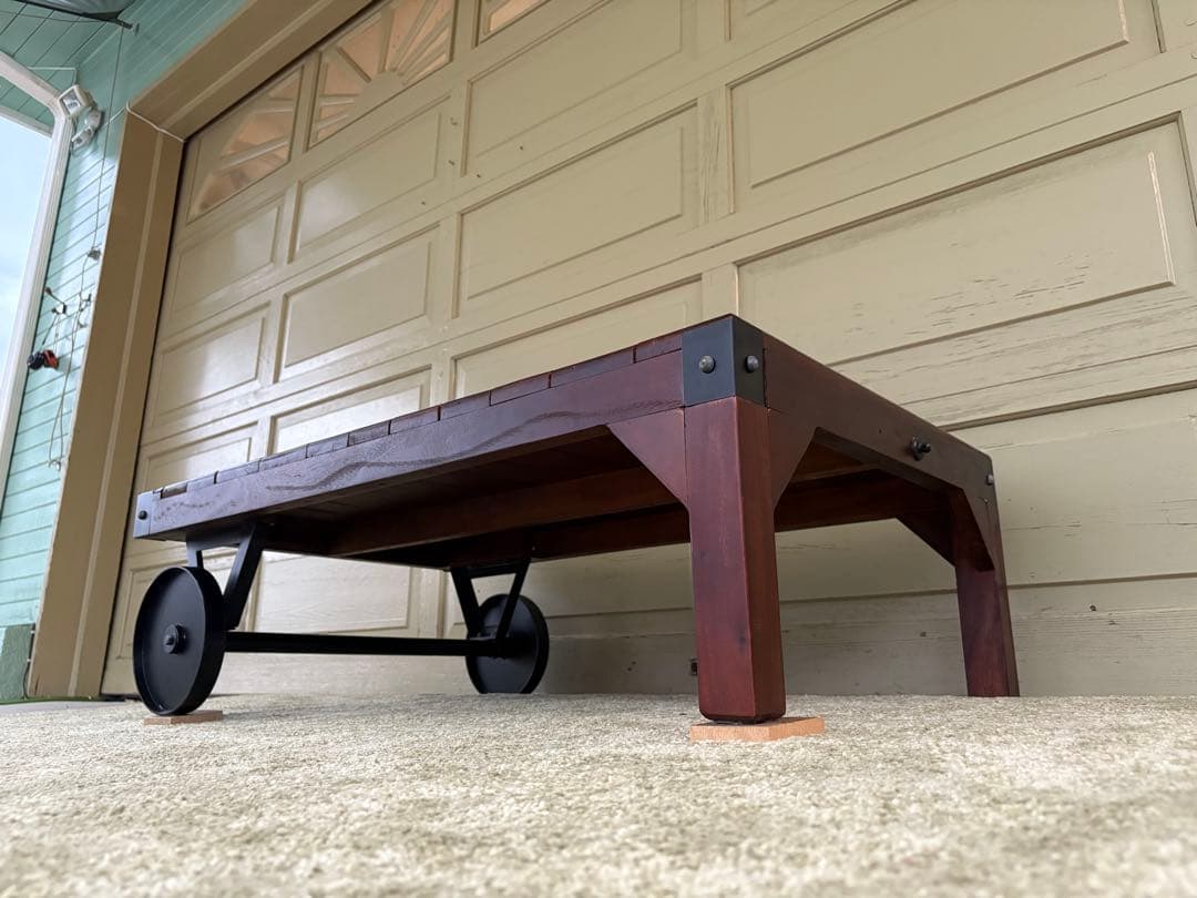 東谷 ROOM ESSENCE トロリーテーブル インダストリアル ヴィンテージ