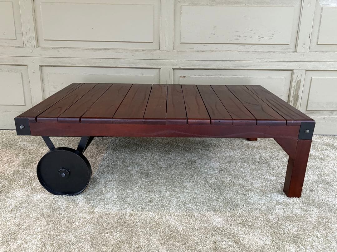 東谷 ROOM ESSENCE トロリーテーブル インダストリアル ヴィンテージ