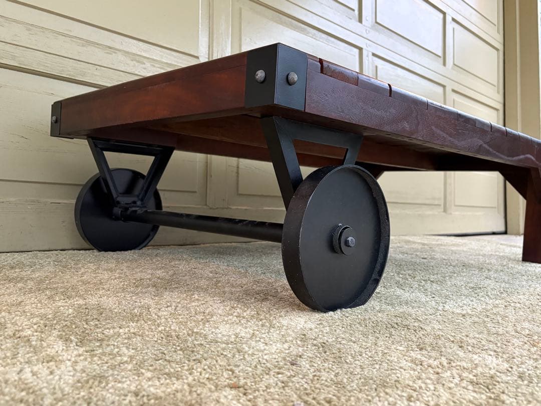 東谷 ROOM ESSENCE トロリーテーブル インダストリアル ヴィンテージ