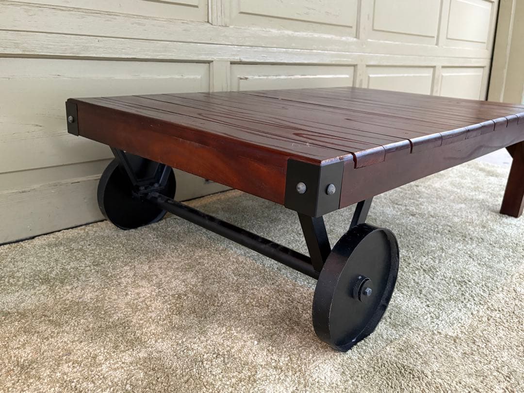 東谷 ROOM ESSENCE トロリーテーブル インダストリアル ヴィンテージ