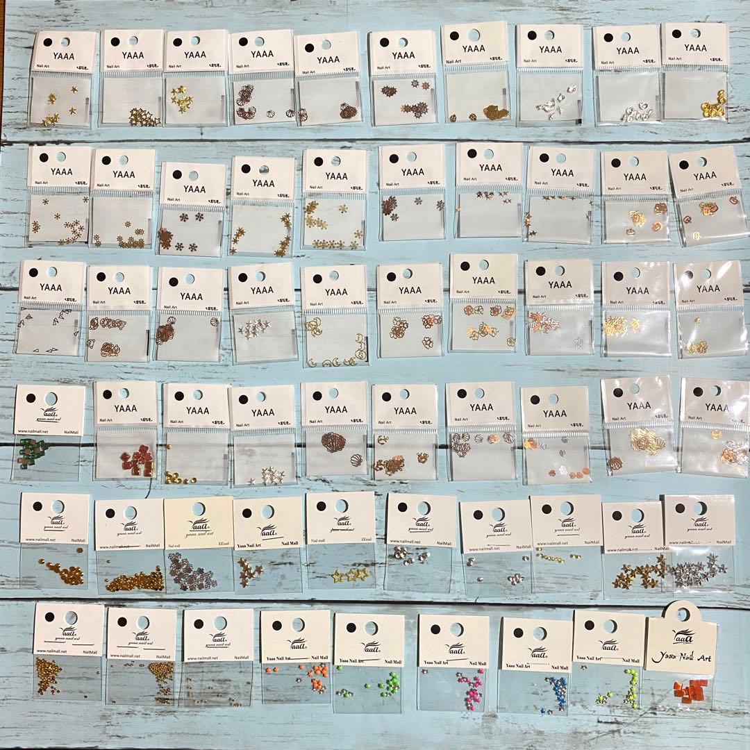 ネイルパーツ【150点以上 大量まとめ売り!!】ネイルアート セルフネイル