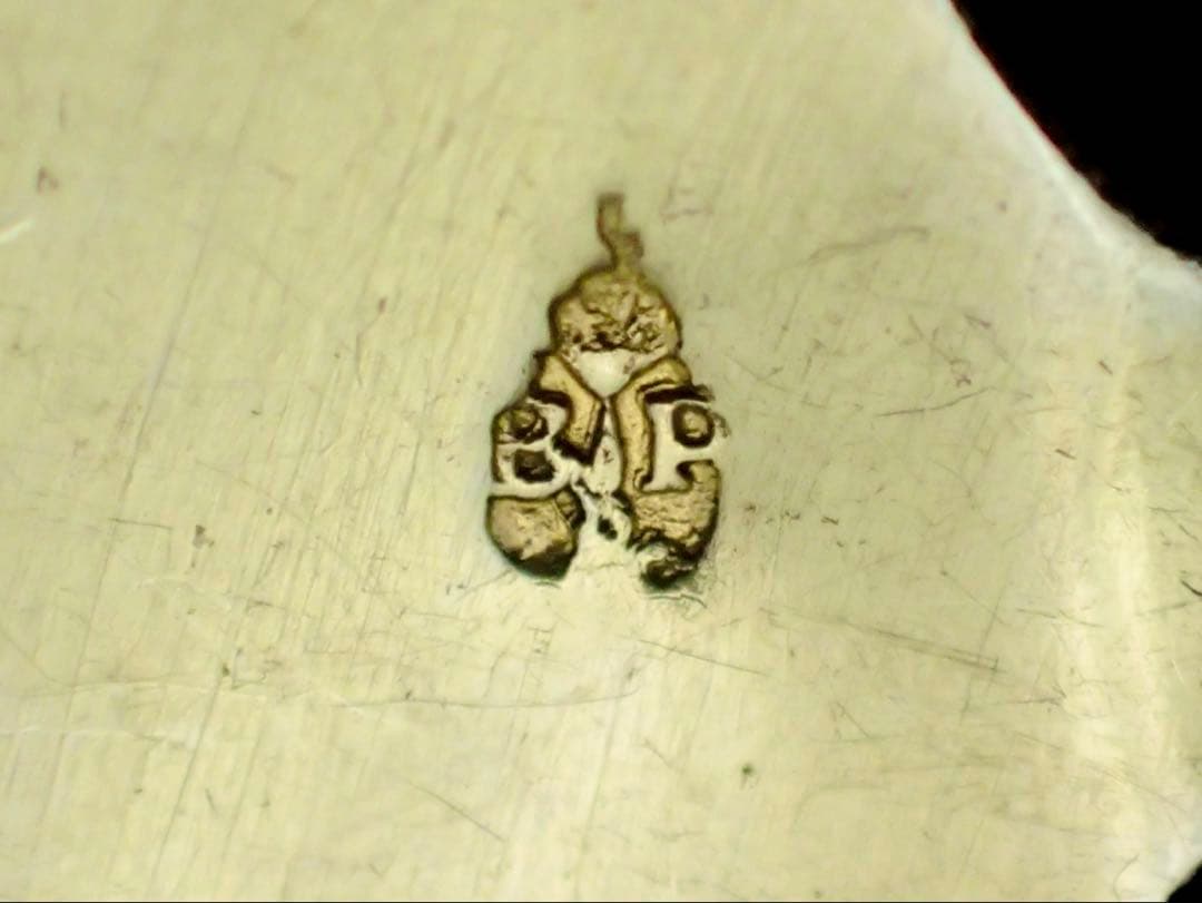 フランスアンティーク 純銀無垢製 アイスクリームスプーン12本とサーバーセット