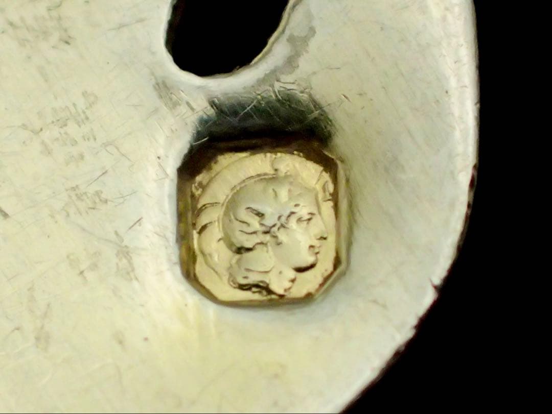 フランスアンティーク 純銀無垢製 アイスクリームスプーン12本とサーバーセット