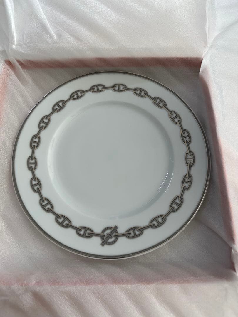 HERMES シェーヌダンクル　プレート　22.5cm