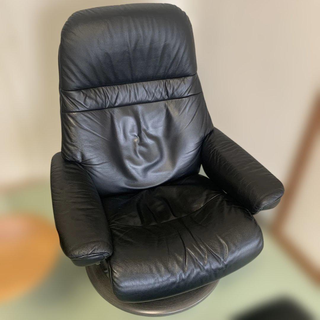 EKORNES ストレスレス リクライニングチェア　オットマン　サイドテーブル付