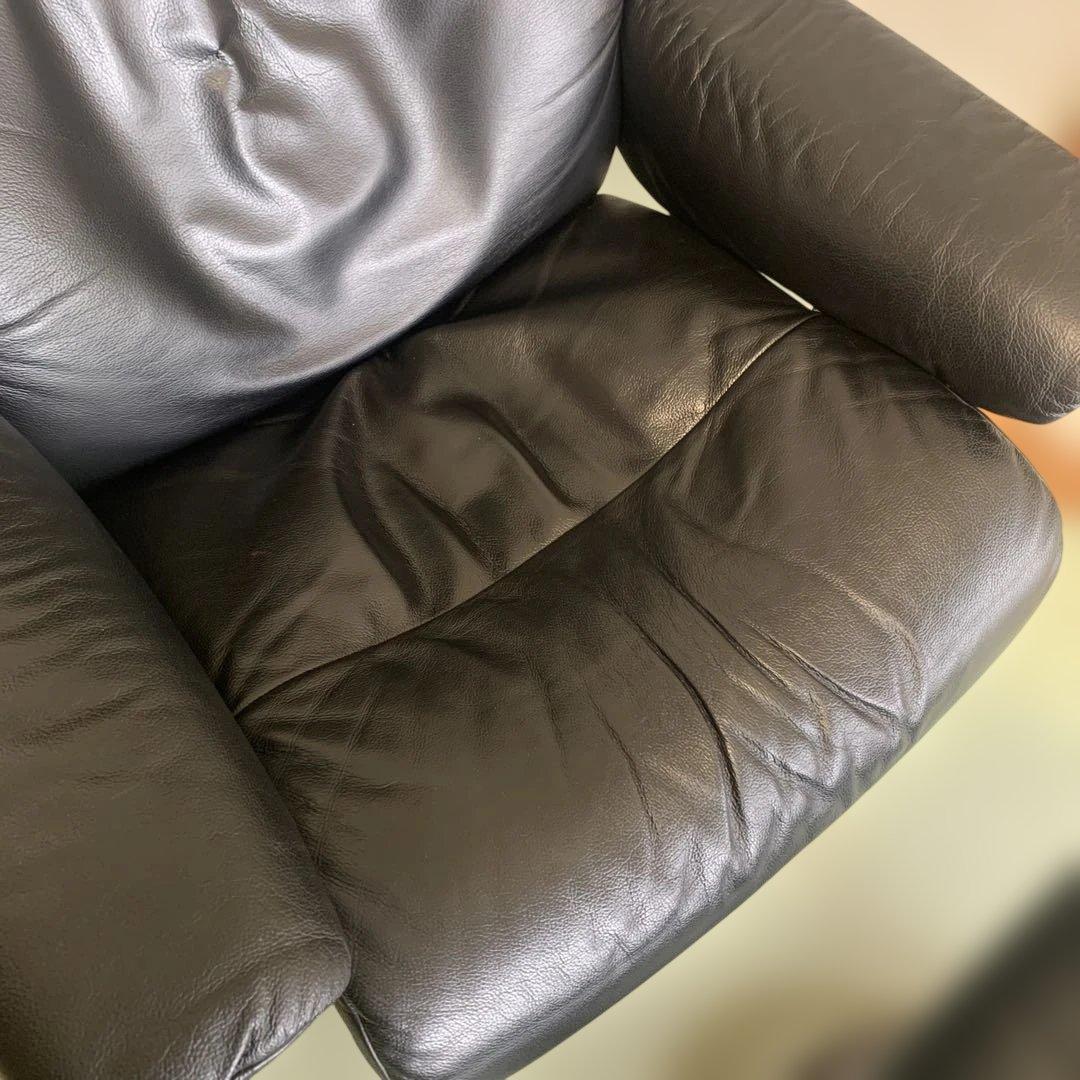 EKORNES ストレスレス リクライニングチェア　オットマン　サイドテーブル付