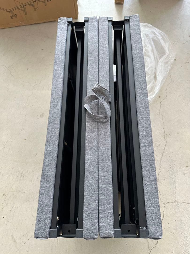 02 折りたたみベッドアウトドアベッド持ち運び可能枕内蔵キャンプベッド