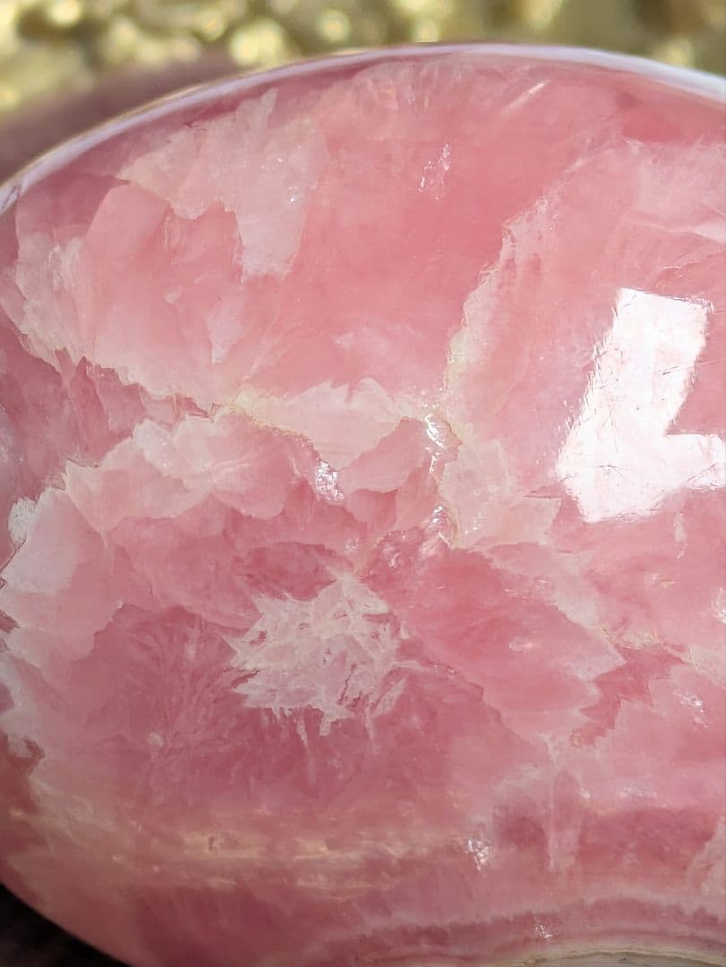 よ*み様 【インカローズ】 ロードクロサイト エッグ アルゼンチン産 卵型 天然