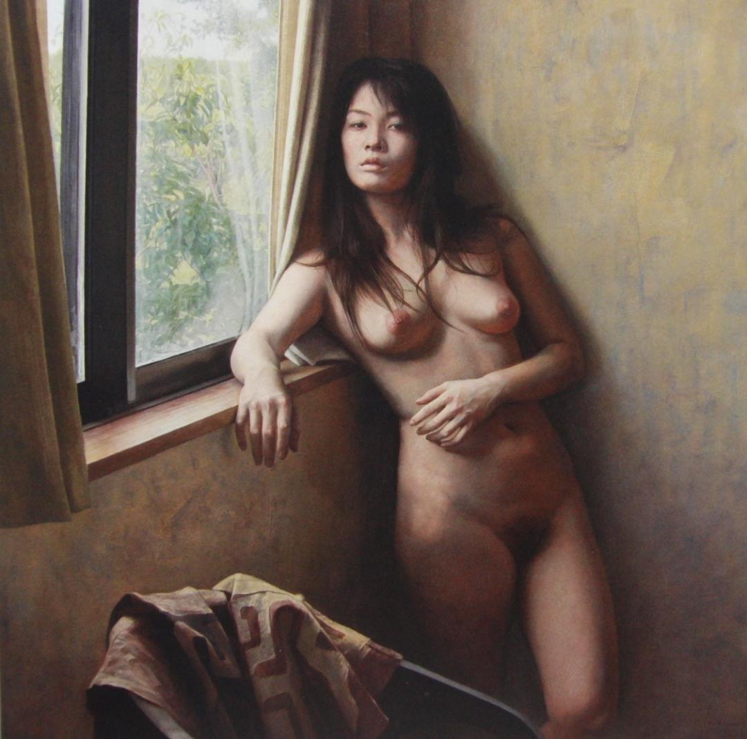 小尾 修、静寂の声、厳選、希少画集・額装画、写実、人気作品、新品高級額 額装付