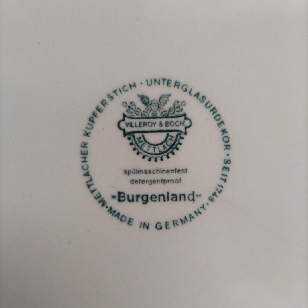 【美品】ビレロイ&ボッホ　ブルゲンラント　赤　　前菜皿／デザート皿　６枚セット