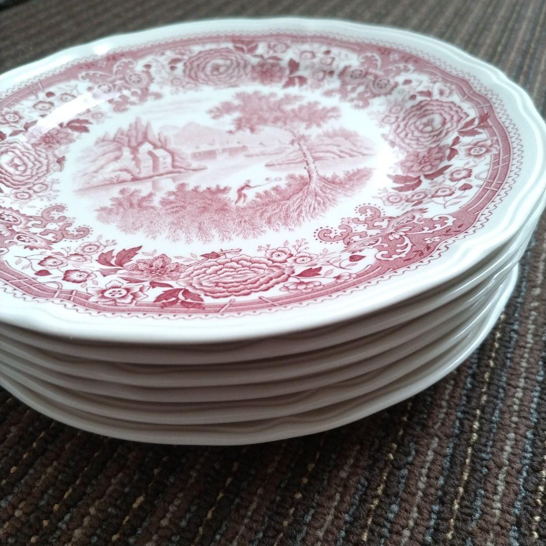 【美品】ビレロイ&ボッホ　ブルゲンラント　赤　　前菜皿／デザート皿　６枚セット