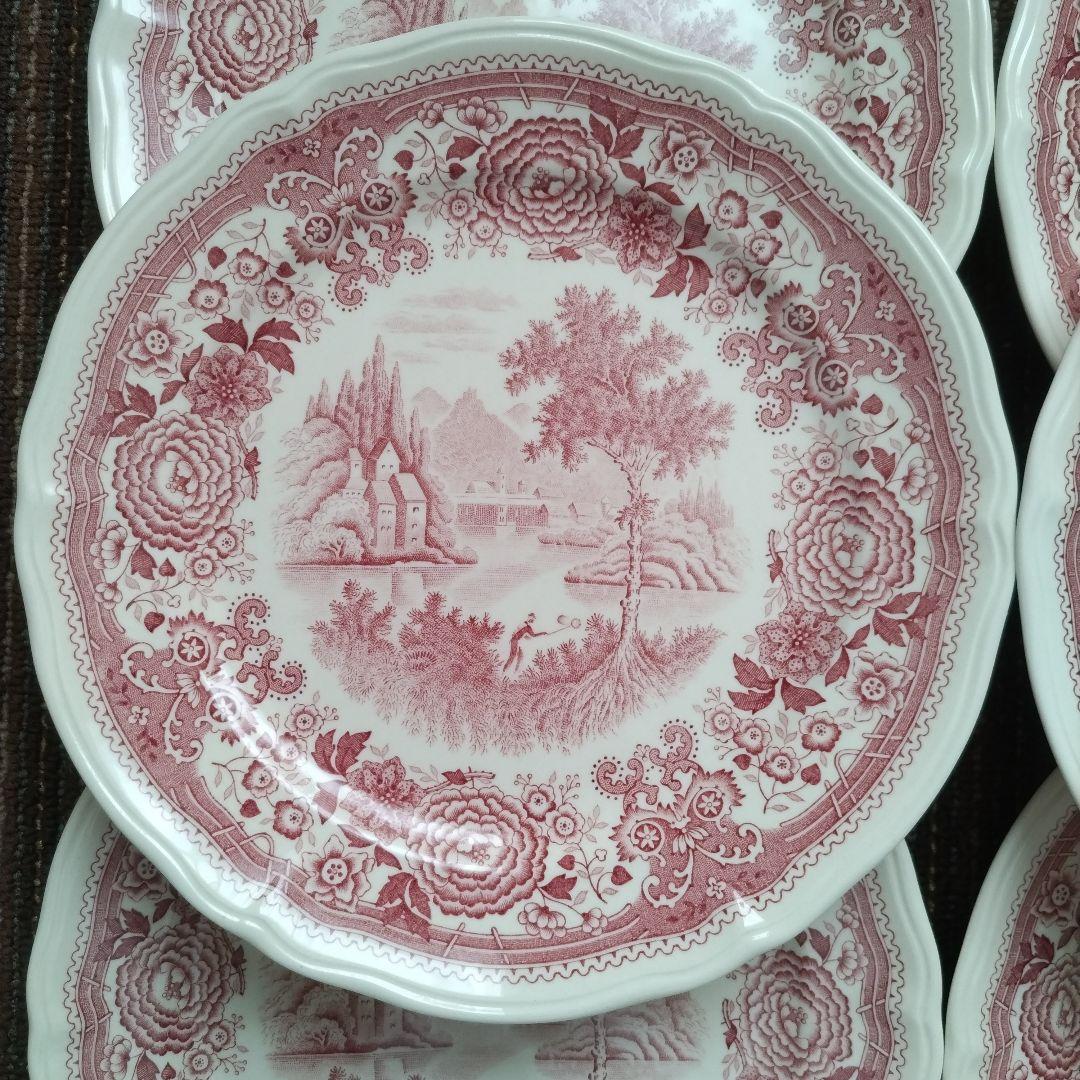 【美品】ビレロイ&ボッホ　ブルゲンラント　赤　　前菜皿／デザート皿　６枚セット