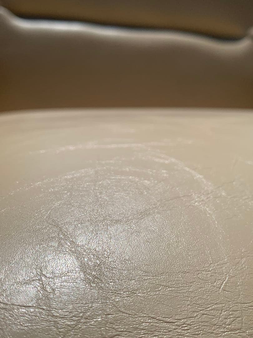 一人掛けソファ　アームチェア　ベージュ　ファブリックチェア 椅子(滋賀県内のみ)