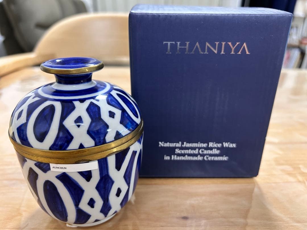 THANIYA ナチュラルジャスミンライスワックスキャンドル