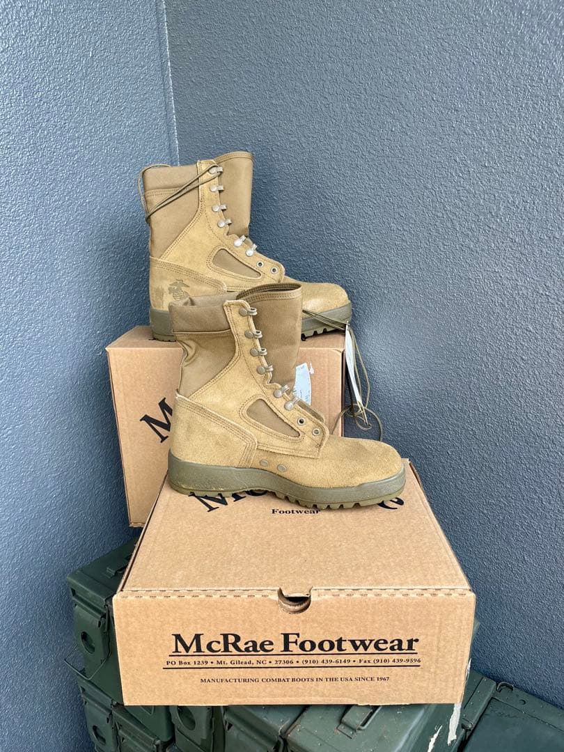 米軍放出未使用品 McRae USMC コンバットブーツ 8.5R(26.5)③