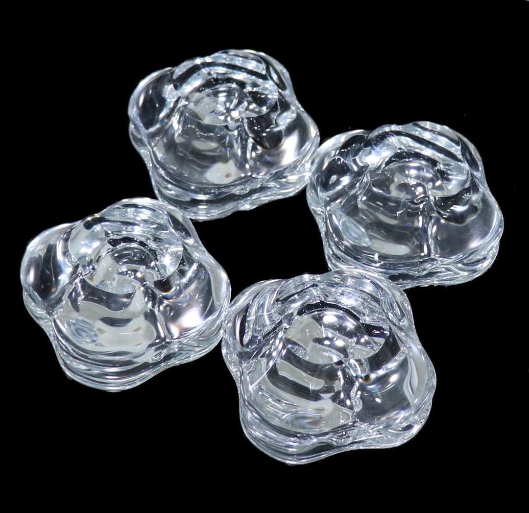 オールド・バカラ 極稀少 バターディッシュ 調味料入れ 4個セット 箱付き