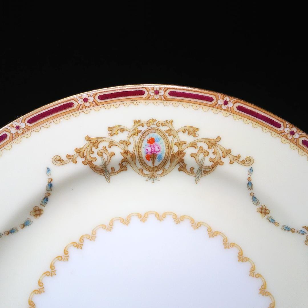 ノリタケ 古風なパン皿 8枚