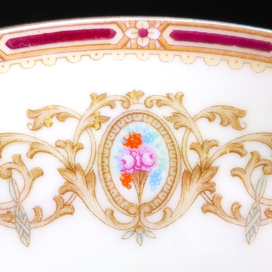 ノリタケ 古風なパン皿 8枚