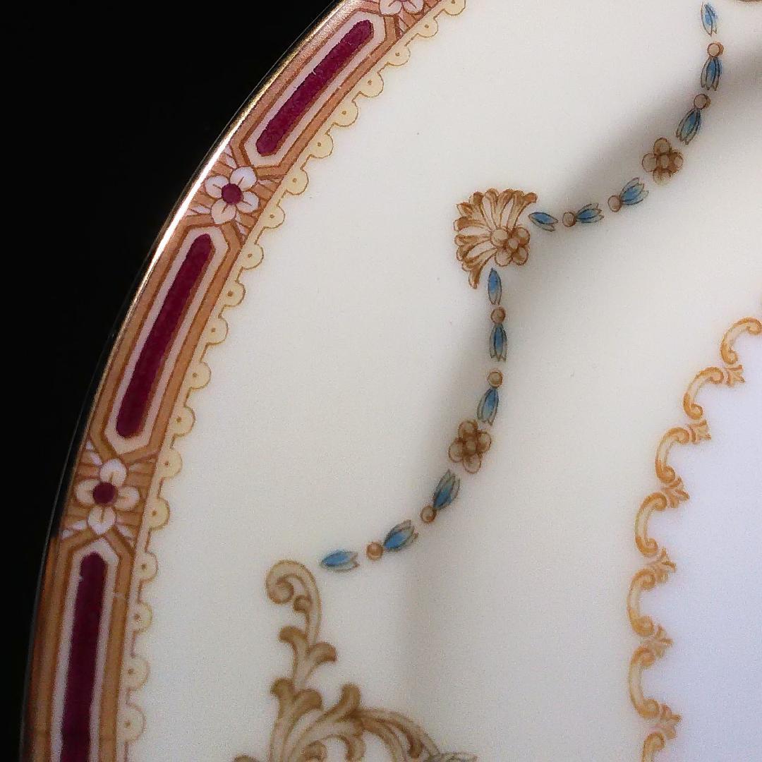 ノリタケ 古風なパン皿 8枚