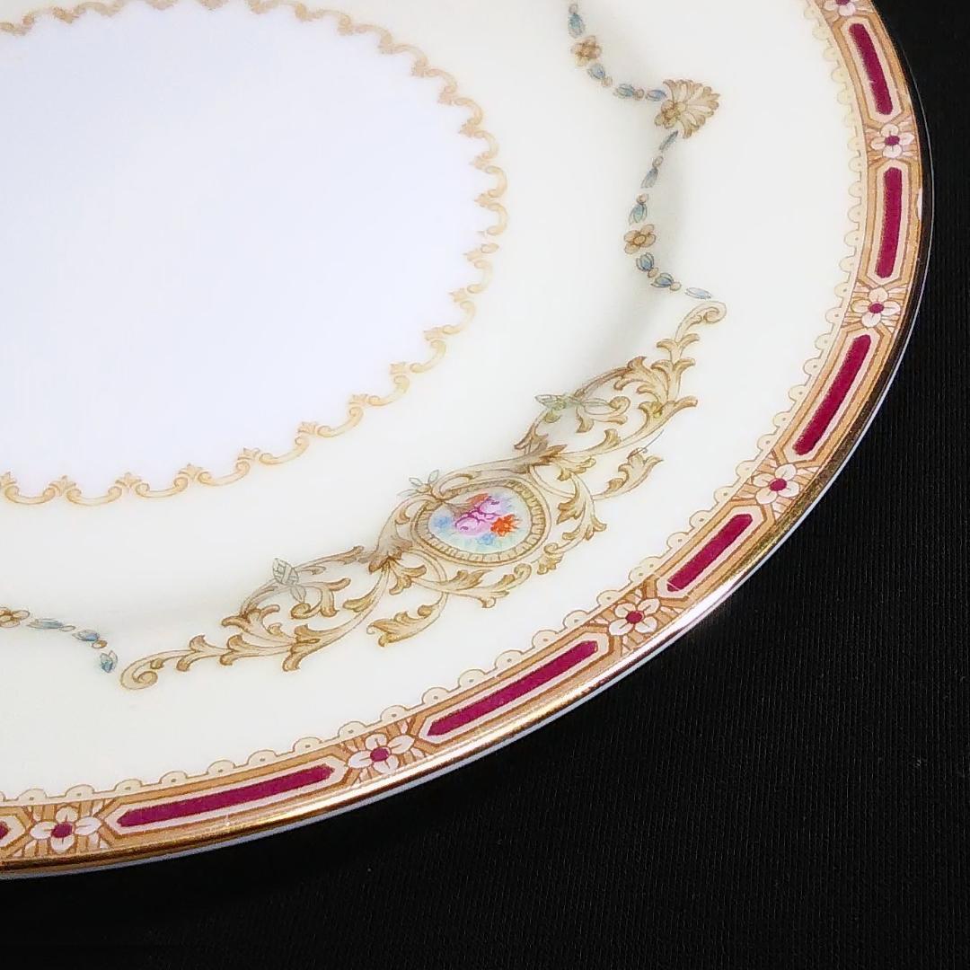 ノリタケ 古風なパン皿 8枚