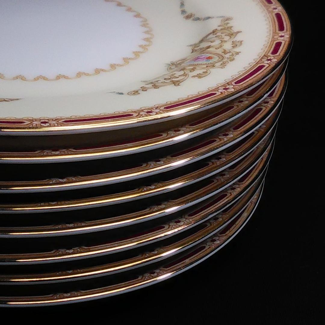 ノリタケ 古風なパン皿 8枚