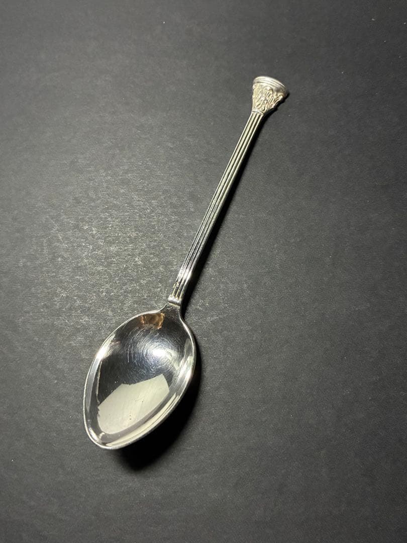 英国アンティーク 純銀スプーン4本セット 計64g 刻印