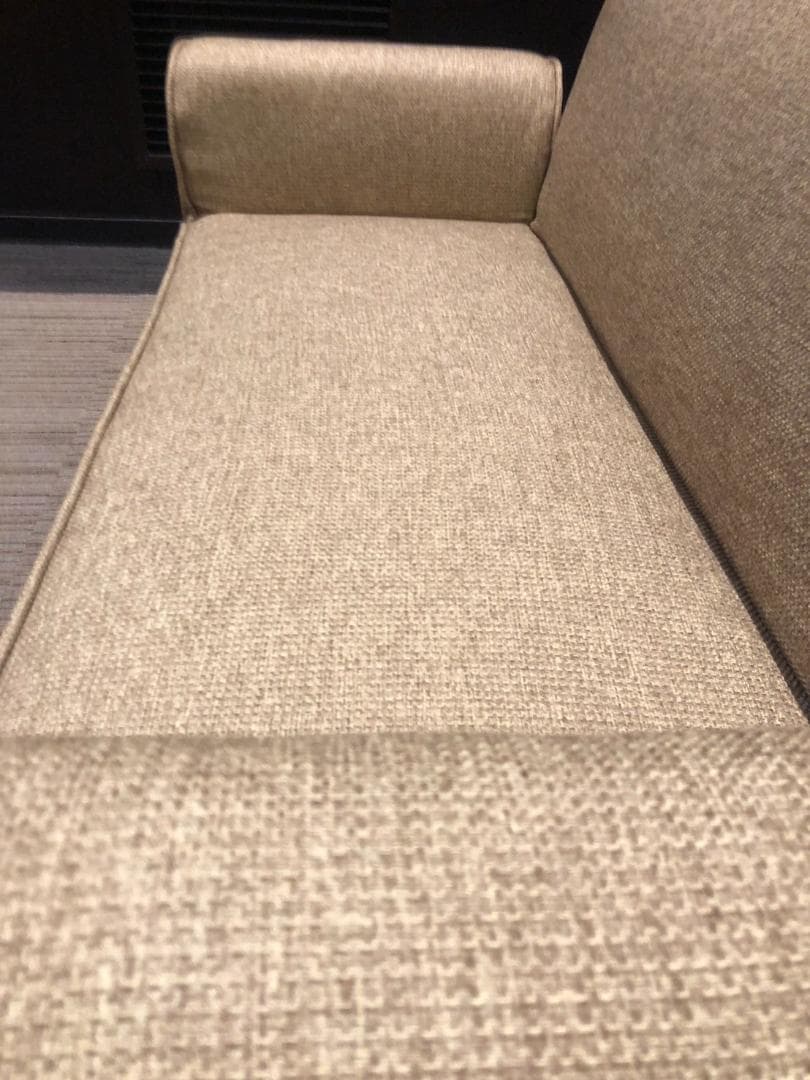 【福岡市限定】【展示品・未使用品】2人掛けソファ ベージュ