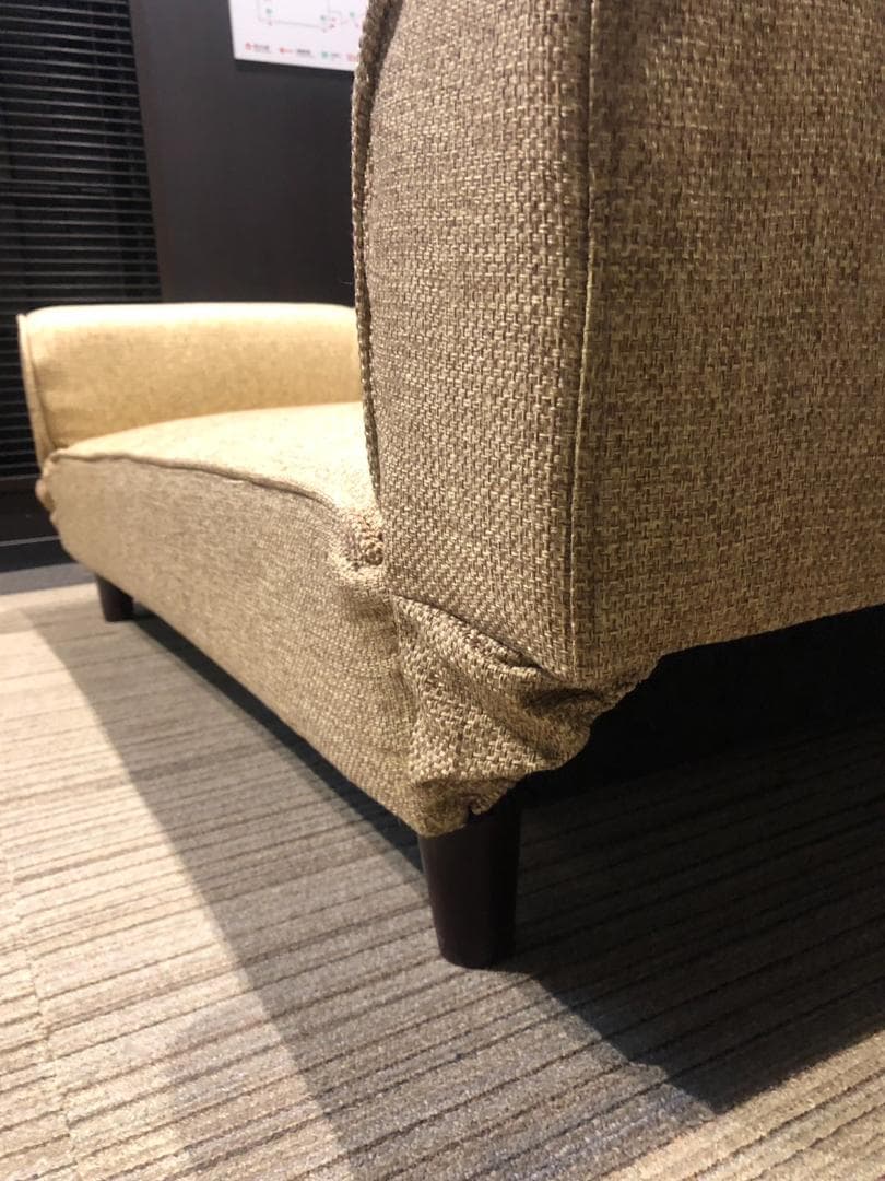 【福岡市限定】【展示品・未使用品】2人掛けソファ ベージュ