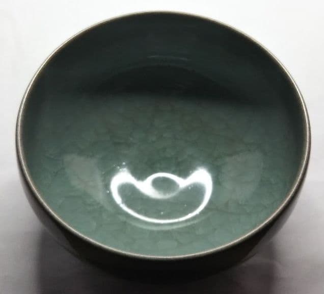 茶道具 青磁茶碗 大川内 小笠原長春 共箱 - メルカリ