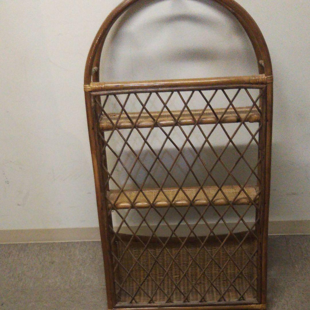 昭和レトロ 藤 飾り棚 ラック年内お値下げです即購入大丈夫です