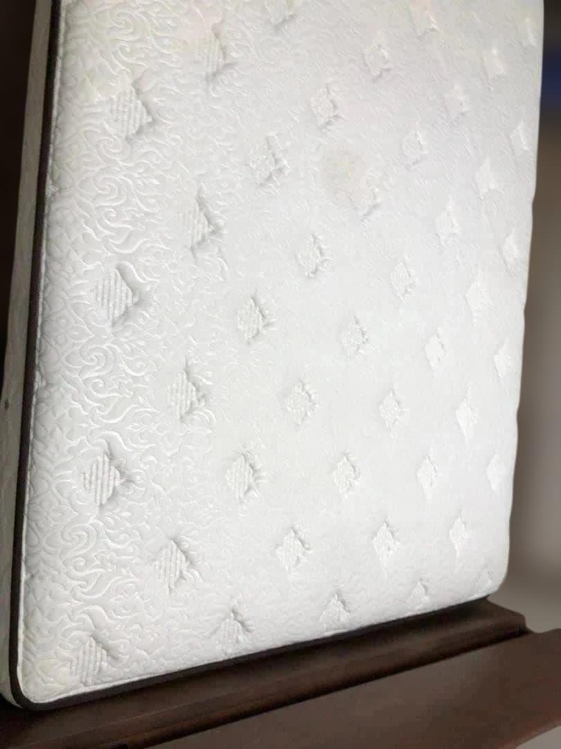 マナベインテリアハーツ とダブルマットレスとベッドフレーム セット　1215-1