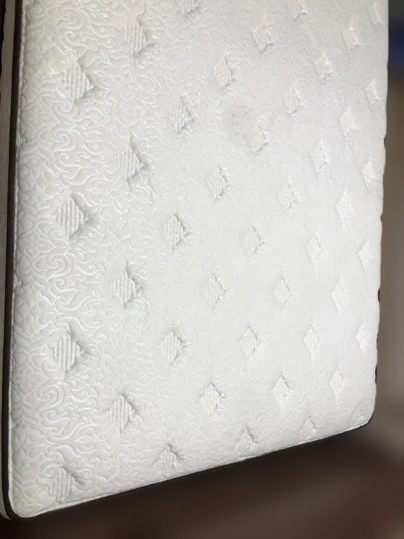 マナベインテリアハーツ とダブルマットレスとベッドフレーム セット　1215-1