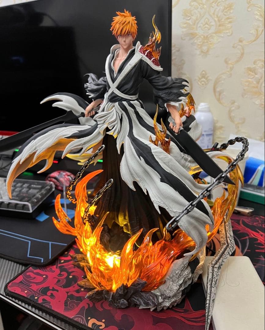 BLEACH 黒崎一護 ガレージキット ガレキ スタチュー⑦①