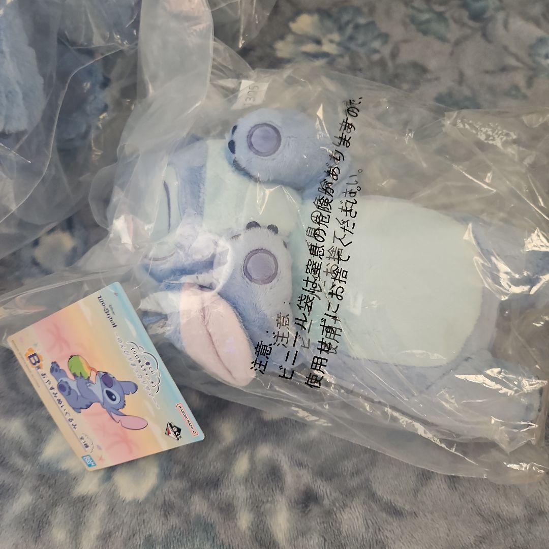 リロ&スティッチビッグぬいぐるみ　カードスタンドフィギュア