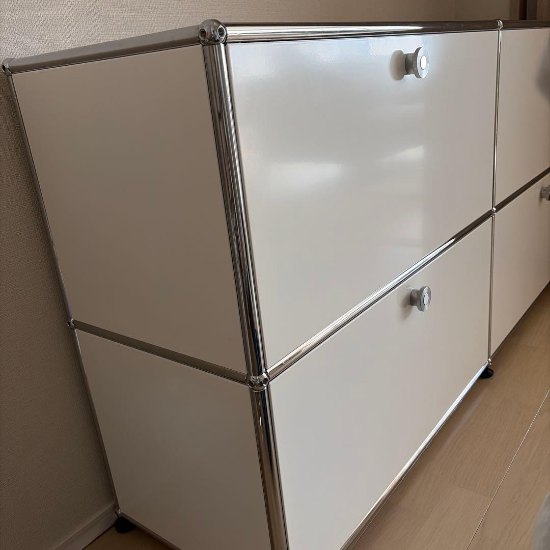 USMハラー　2列2段キャビネット　ホワイト