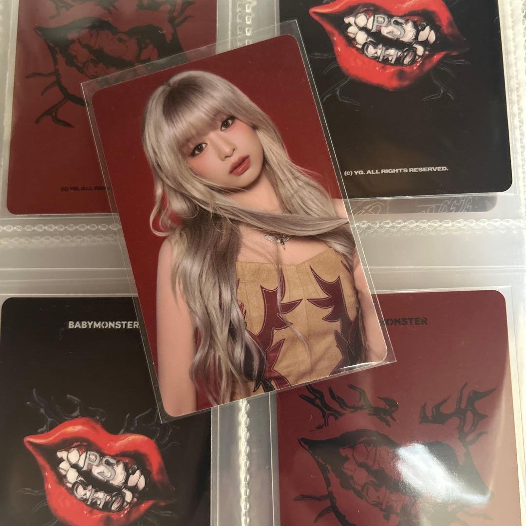 BABYMONSTER PSYCHO ジップアップフーディ アヒョン トレカ - メルカリ