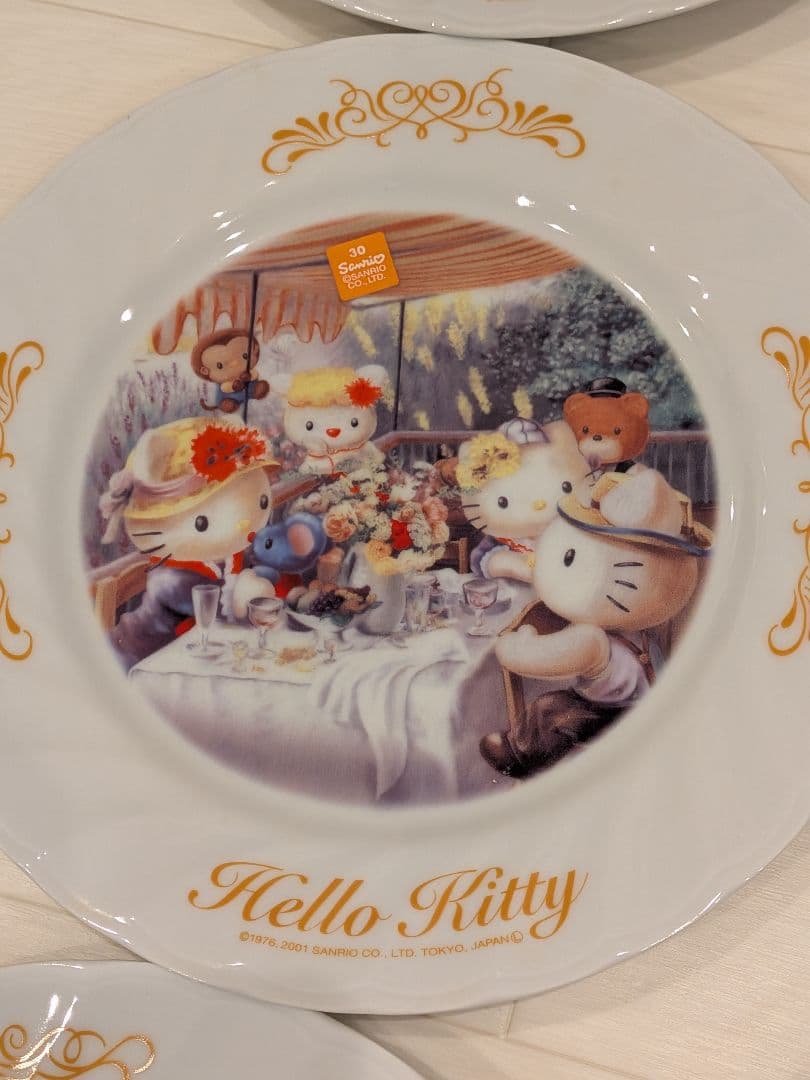 希少　ハローキティ　絵皿　2001　ゴッホ　30周年記念シリーズ　プレート　⑫