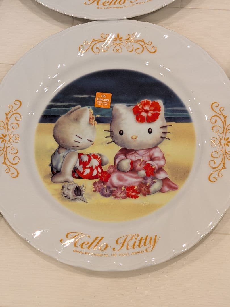 希少　ハローキティ　絵皿　2001　ゴッホ　30周年記念シリーズ　プレート　⑫