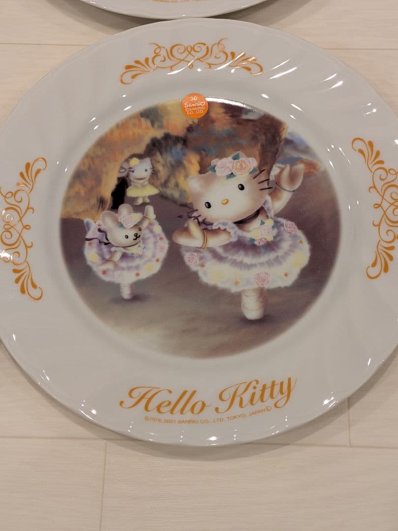 希少　ハローキティ　絵皿　2001　ゴッホ　30周年記念シリーズ　プレート　⑫