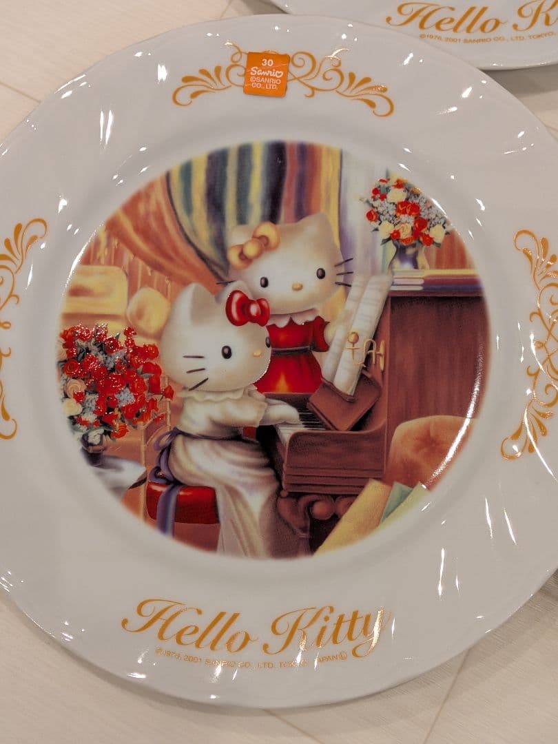 希少　ハローキティ　絵皿　2001　ゴッホ　30周年記念シリーズ　プレート　⑫