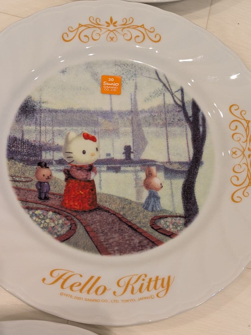希少　ハローキティ　絵皿　2001　ゴッホ　30周年記念シリーズ　プレート　⑫