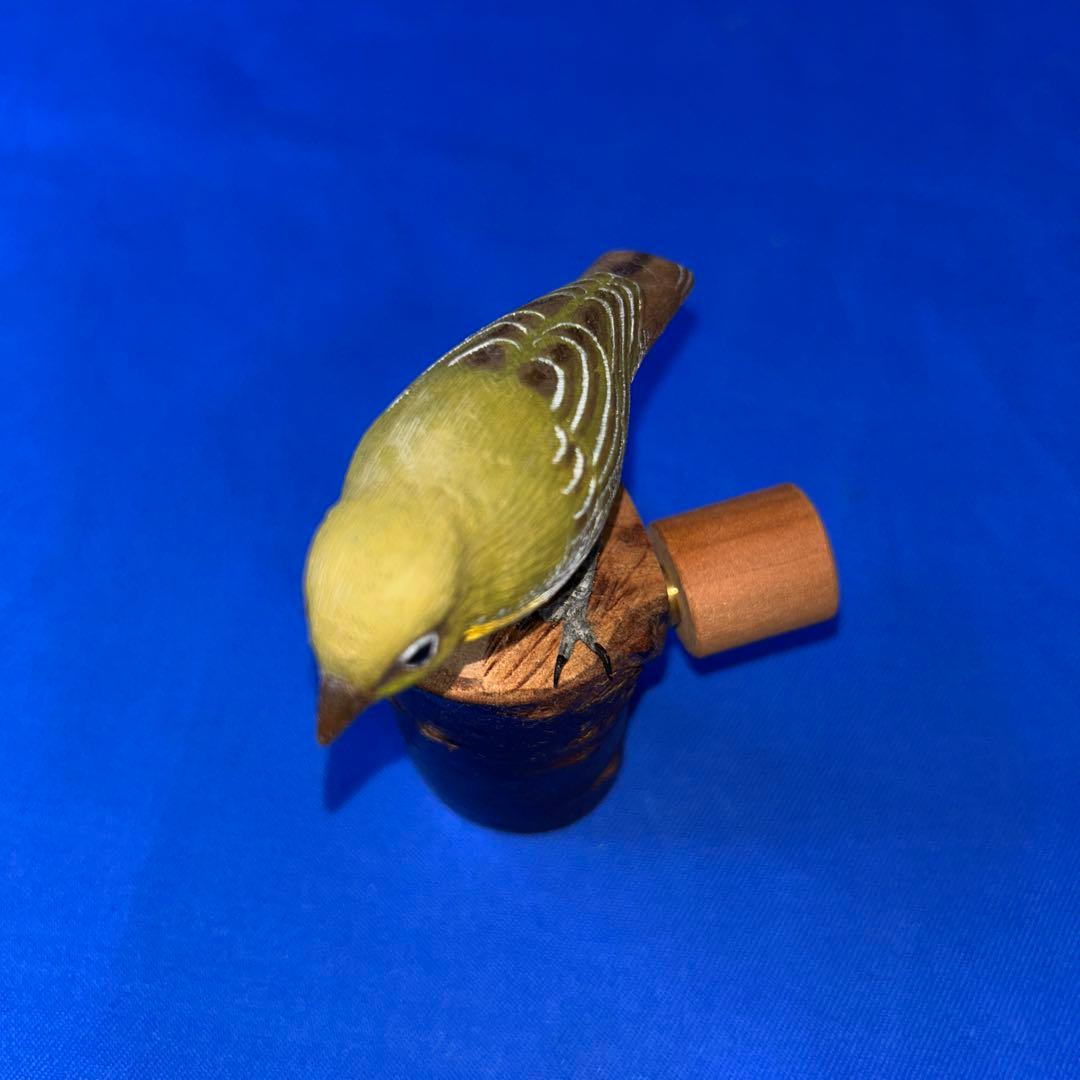 バードカービング　メジロ