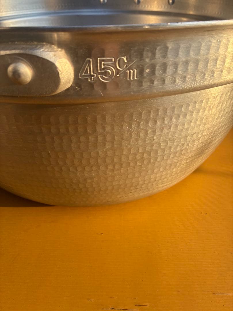 ぶー子さん専用！アルミ製両手鍋 45cm 木製蓋付き