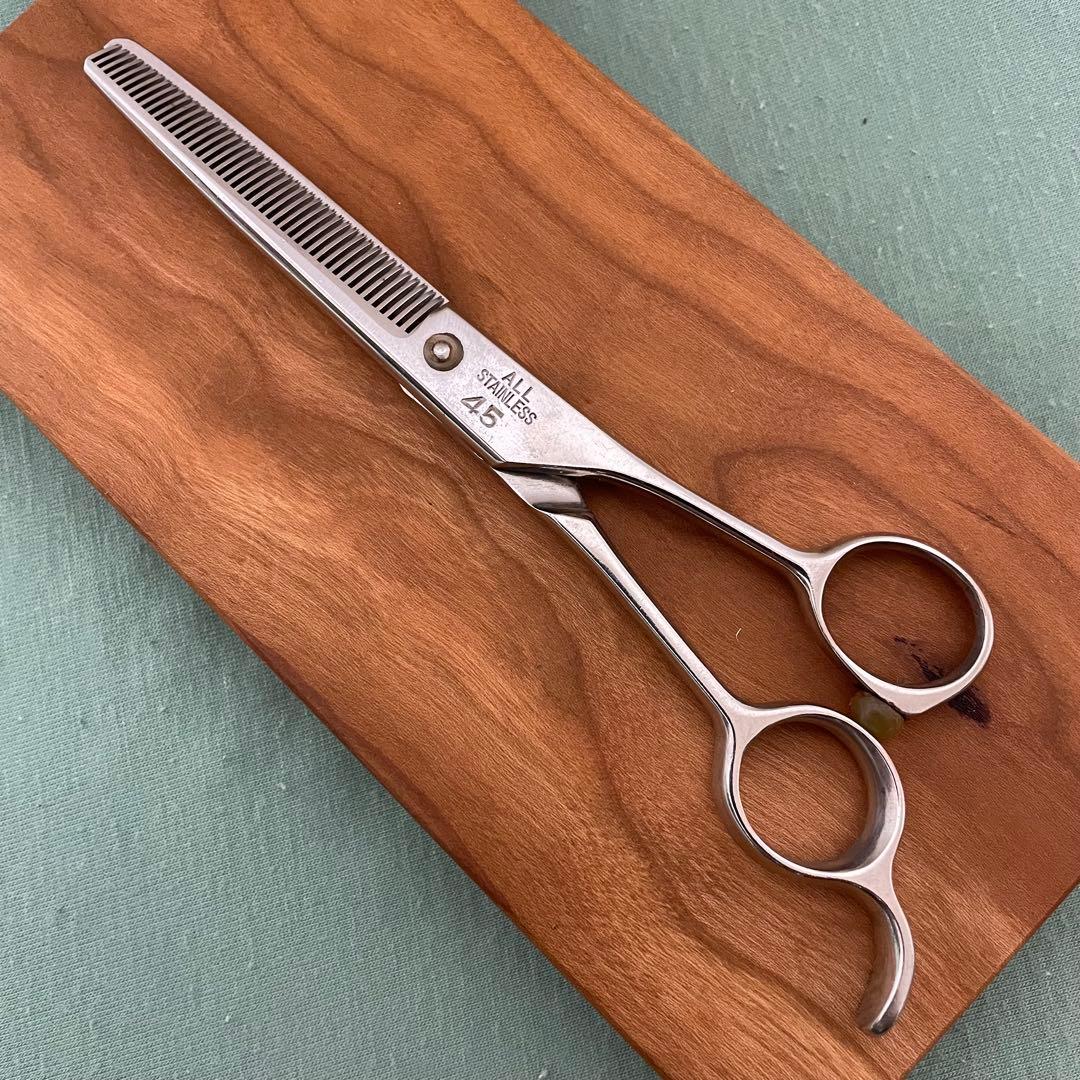 ザクザク切れる❗️《OKシザース》セニングシザー逆目45目