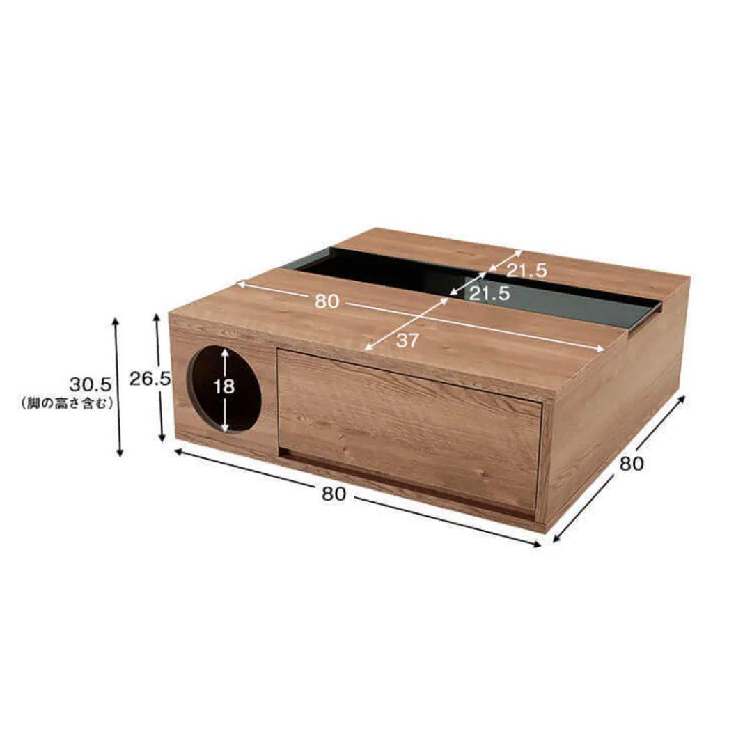 LOWYA 猫 テーブル ロウヤ ローヤ　ローテーブル