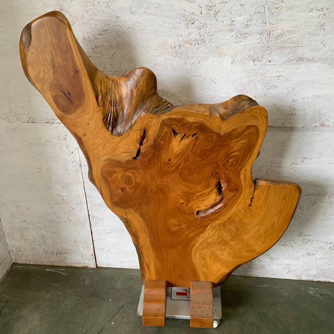 天然木 一枚板 衝立 無垢 屏風 間仕切り 天板 骨董 古美術 昭和 レトロ