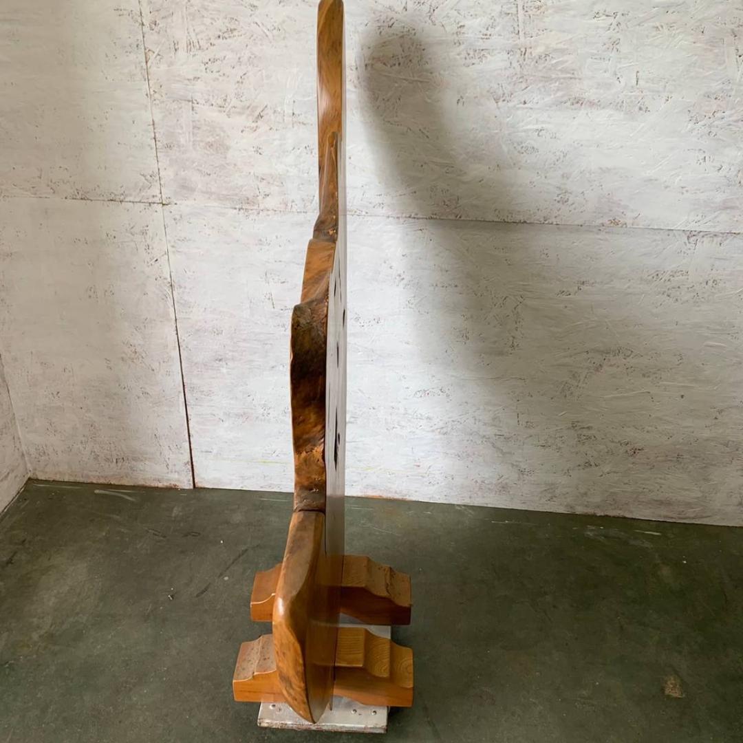 天然木 一枚板 衝立 無垢 屏風 間仕切り 天板 骨董 古美術 昭和 レトロ